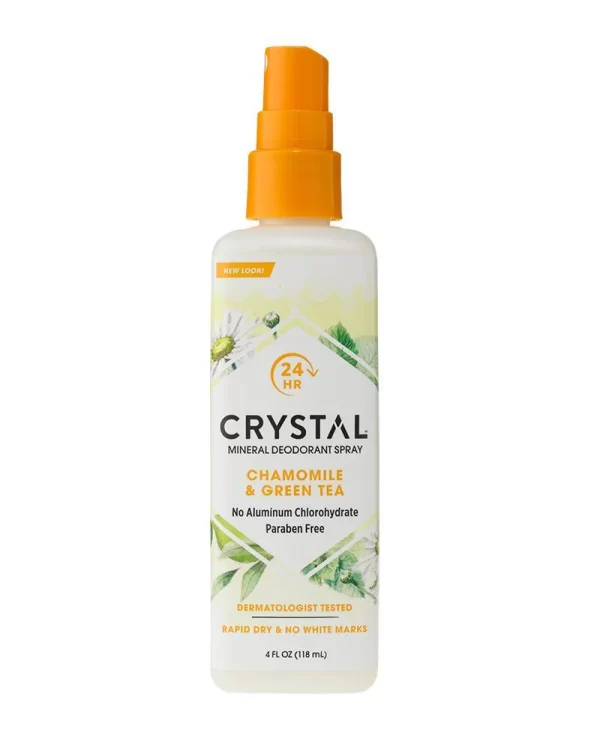 CRYSTAL Deodorant Spray Chamomile & Green Tea 118ml