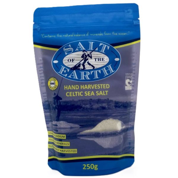 SALT OF THE EARTH Celtic Sea Salt Fine 250g
