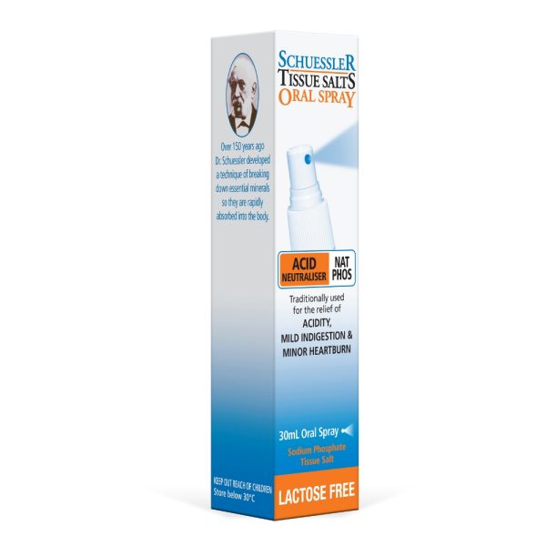 Schuessler Tissue Salts Acid Neutraliser Nat Phos Spray 30mL